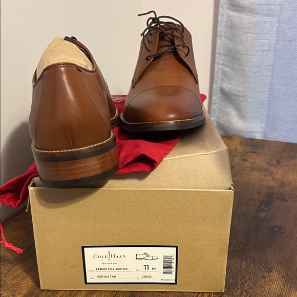 Cole Haan Brown Leather Oxfords